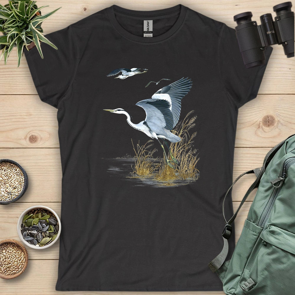 Grace of the Heron Women's T-shirt