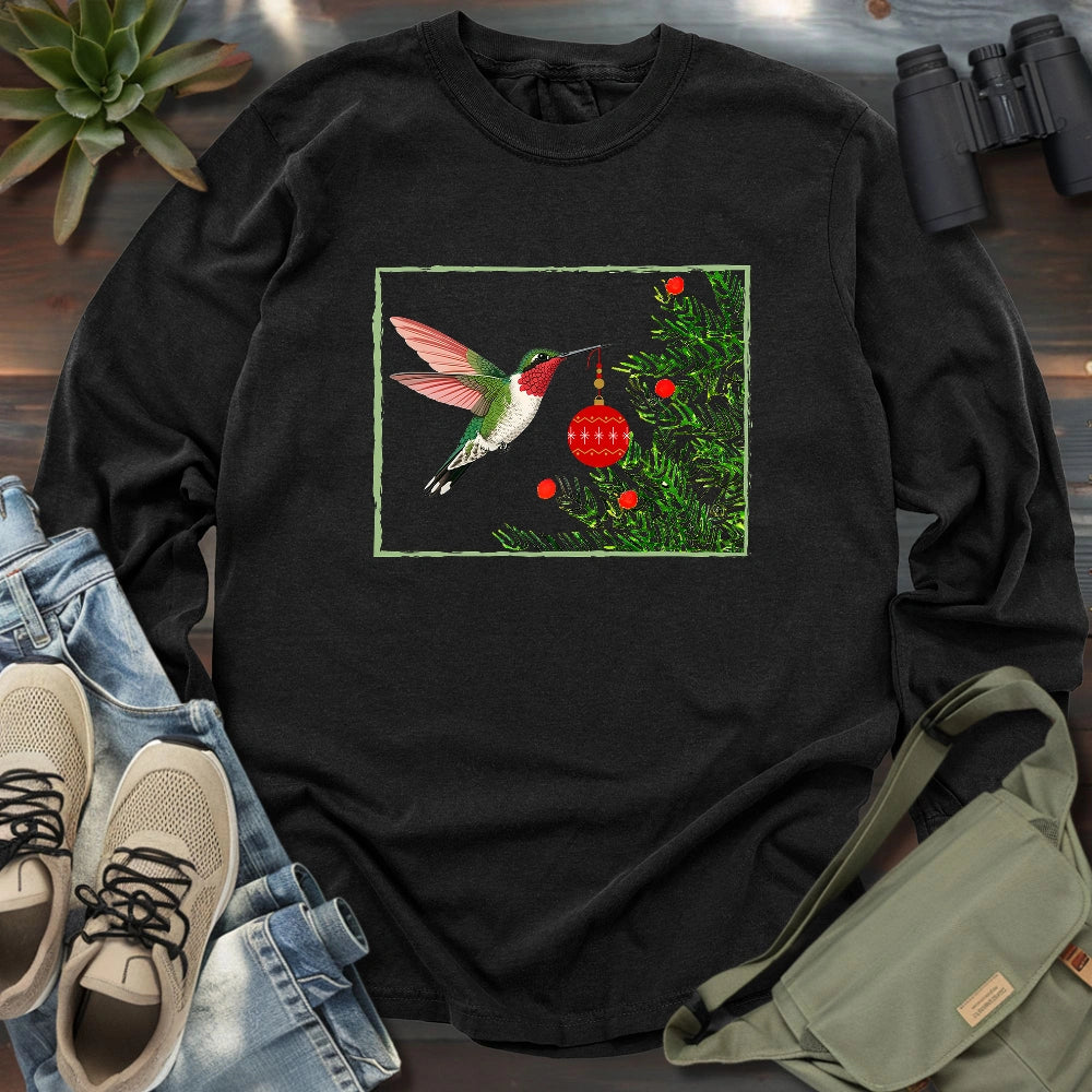 Hummingbird Decorating Long Sleeve T-shirt