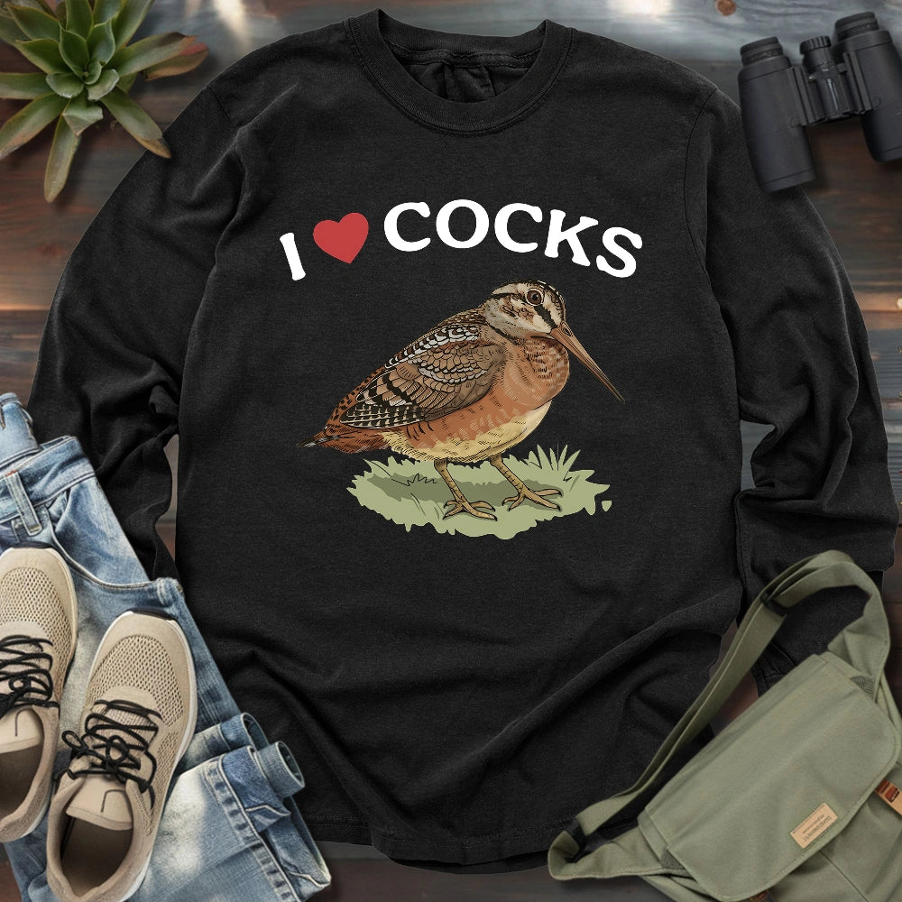 I Love Cock Long Sleeve T-shirt