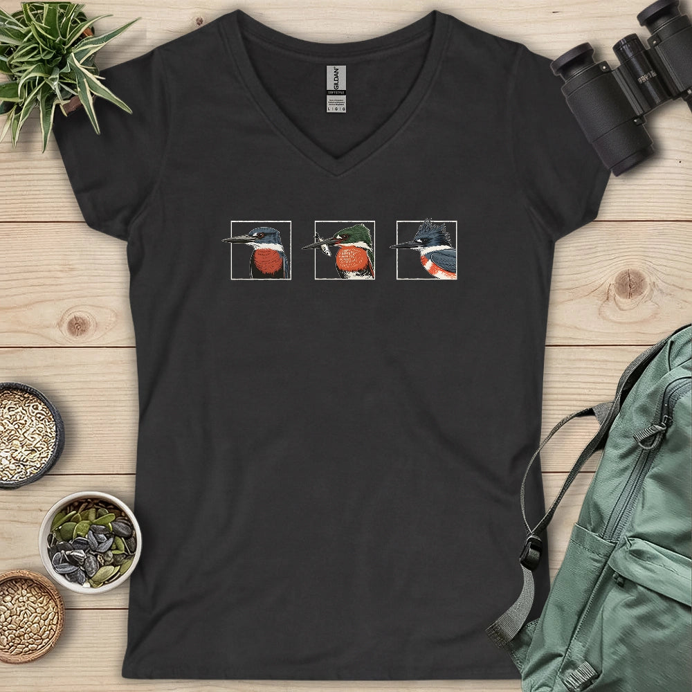 Kingfishers Of America Lady V-neck