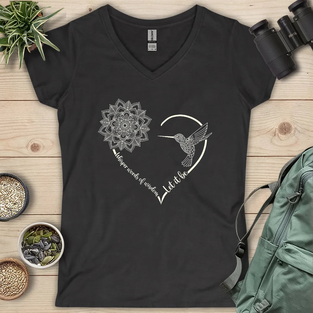 Let It Be Lady V-neck