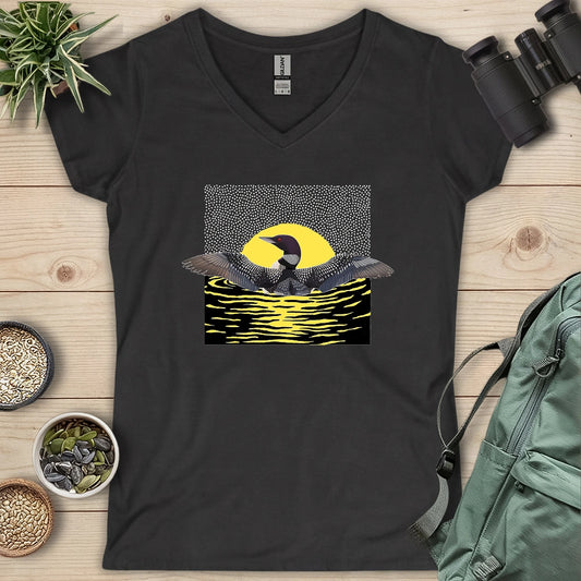 Loon Dance Lady V-neck