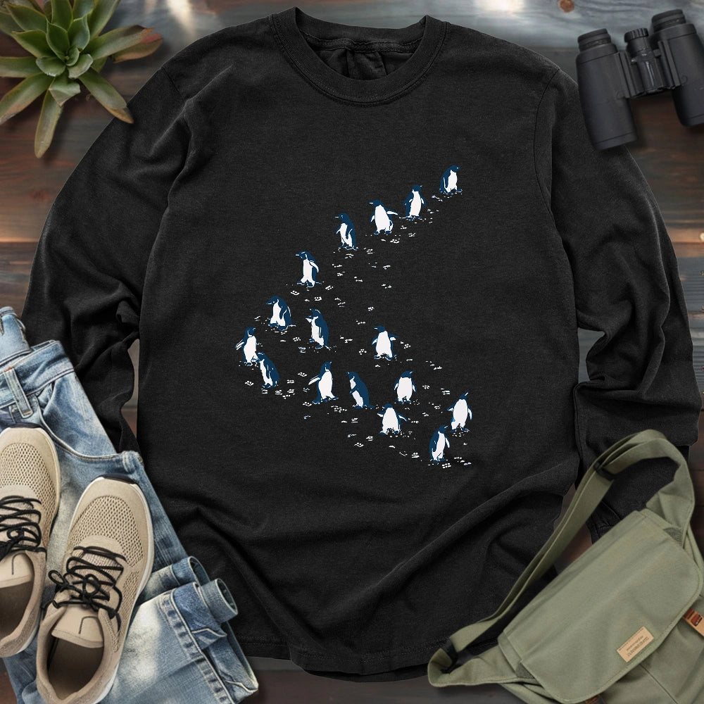 March of the Penguins Long Sleeve T-shirt