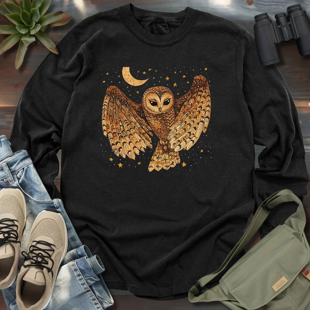 Mystical Owl Long Sleeve T-shirt