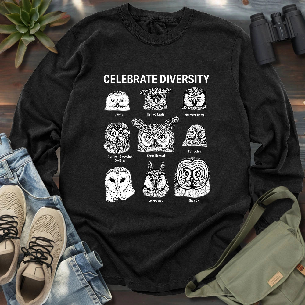 Owl Profiles Long Sleeve T-shirt