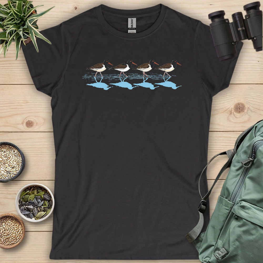Oystercatchers Walking Women's T-shirt