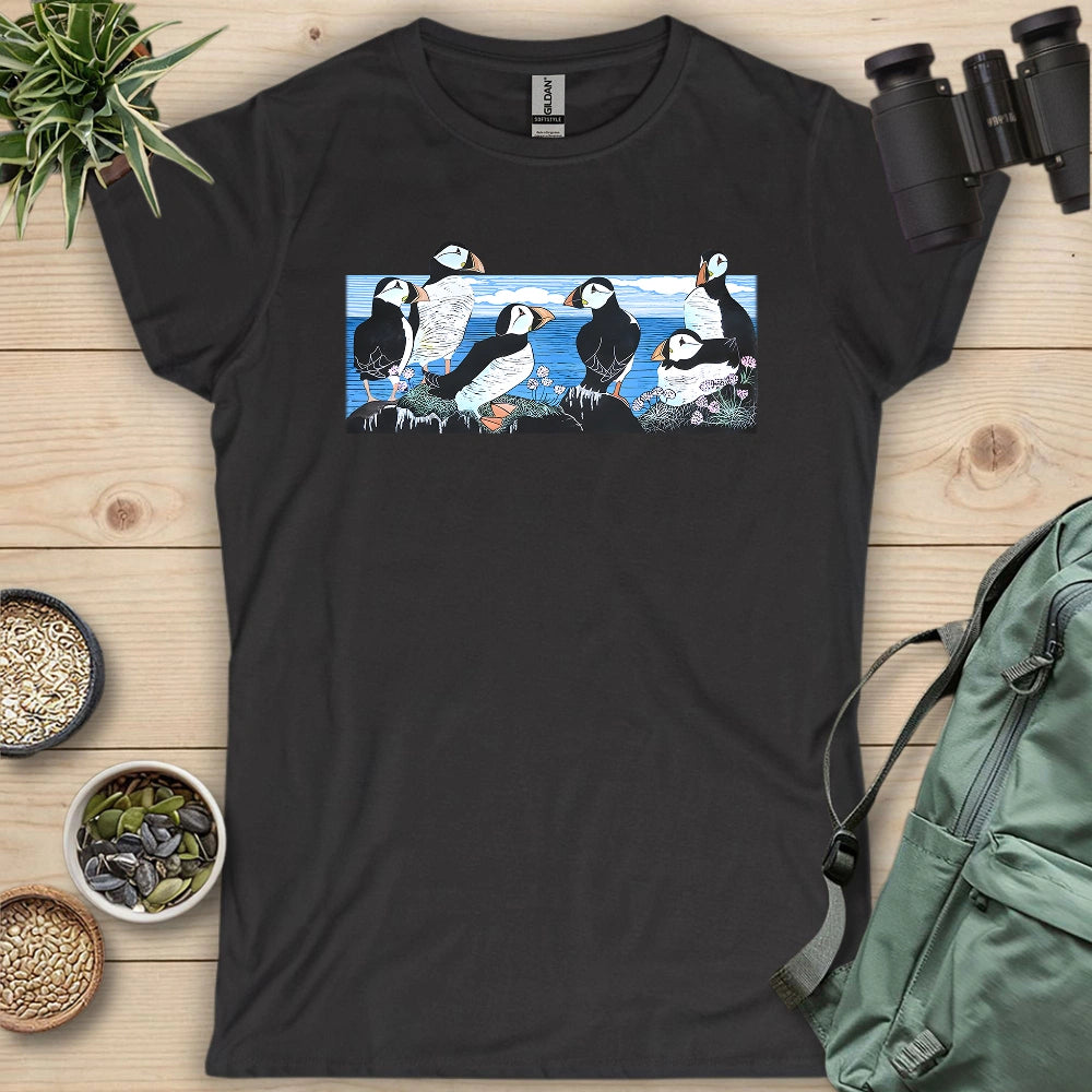 Puffin Circle Women's T-shirt