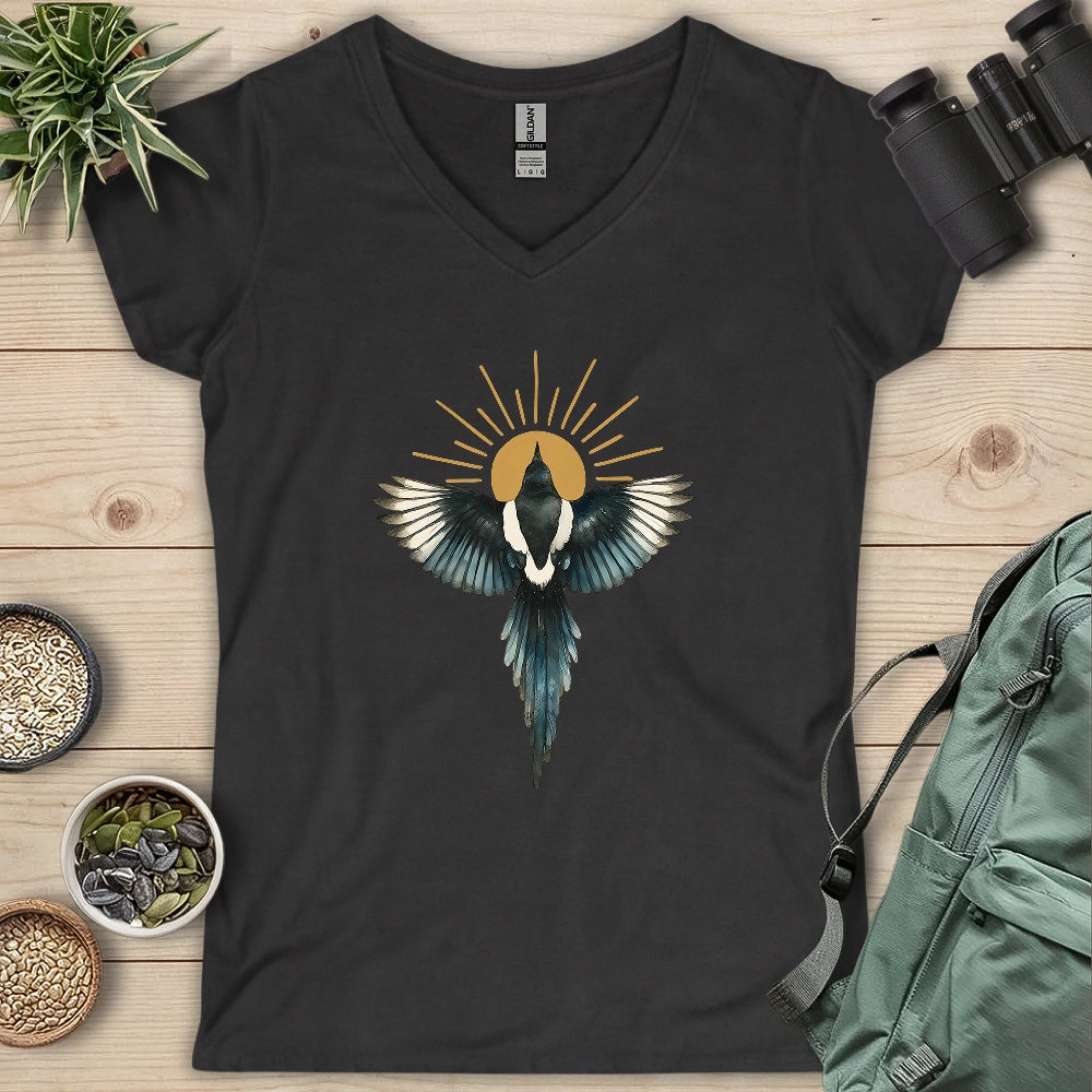 Rise Magpie Lady V-neck