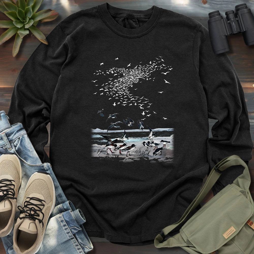 Sandpiper Migration Long Sleeve T-shirt
