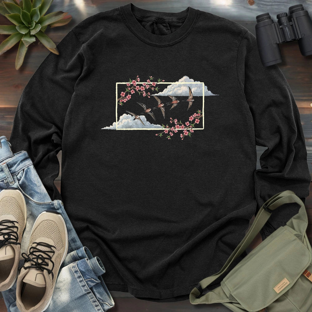 Spring Swifts Long Sleeve T-shirt