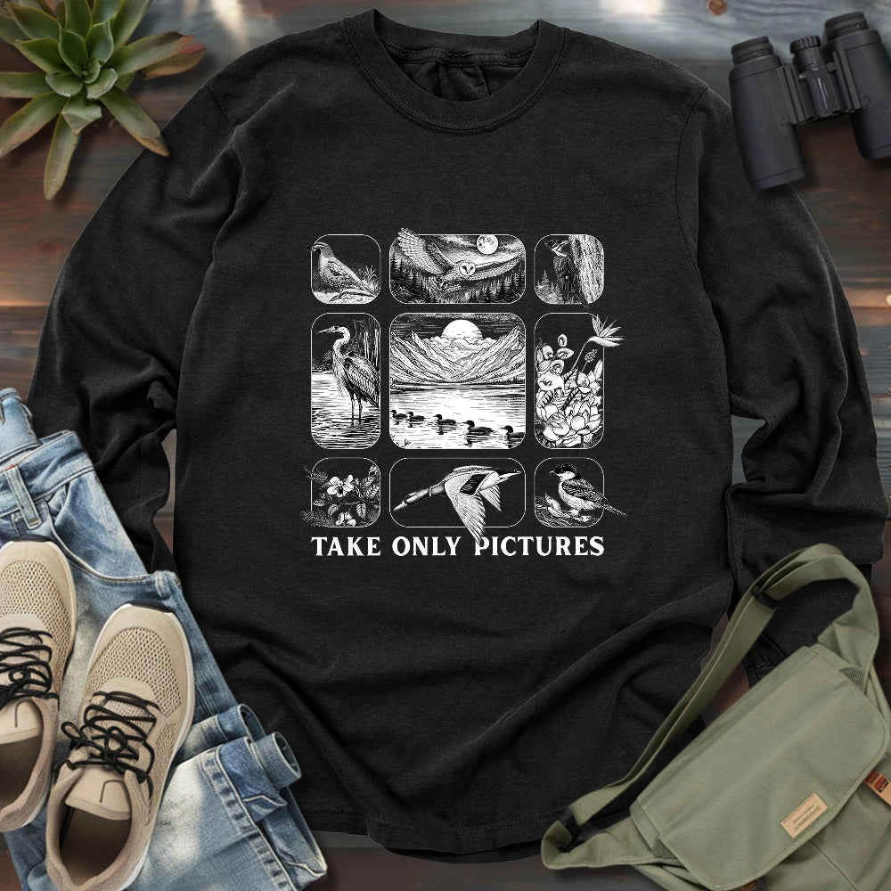 Take Only Pictures Long Sleeve T-shirt