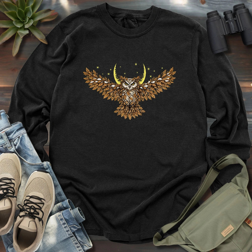 The Leafborne Owl Long Sleeve T-shirt
