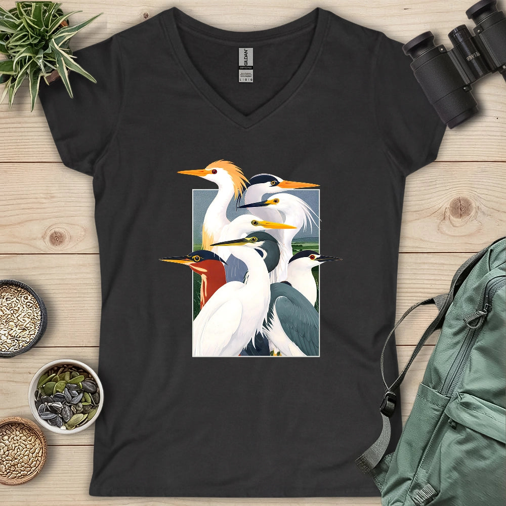 Wetland Assembly Lady V-neck