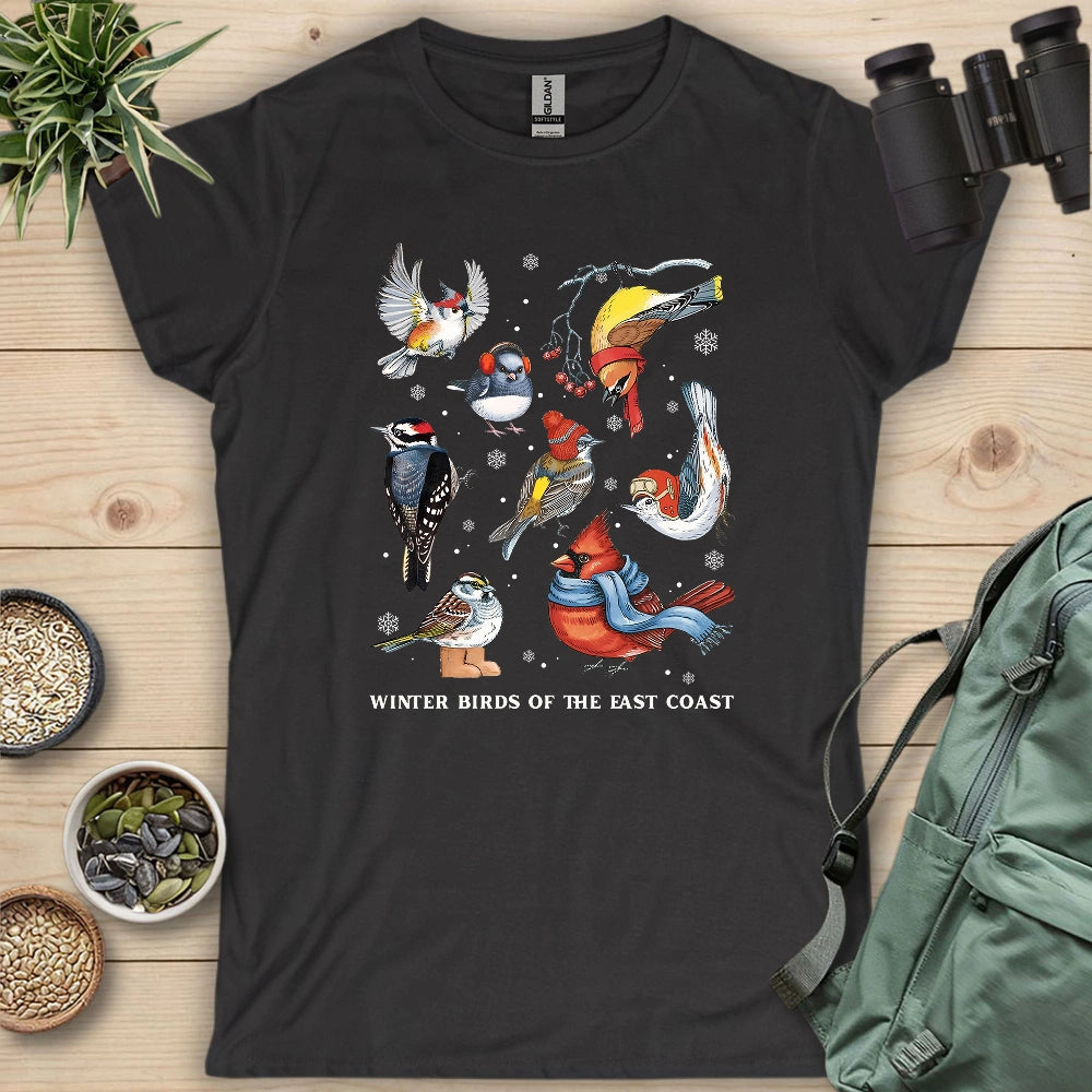 Winter Birds Of East Coast Women's T-shirt