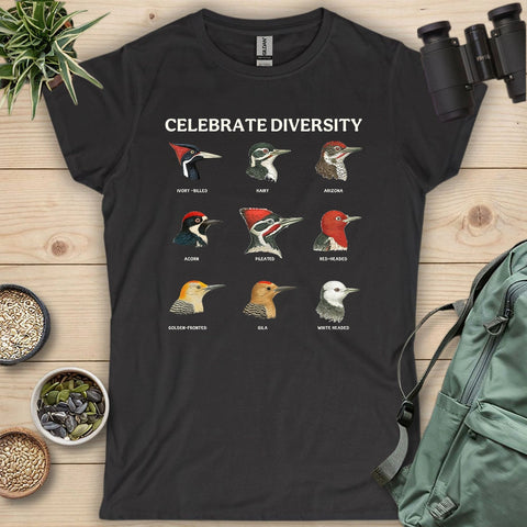 Woodpecker Diversity Women's T-shirt