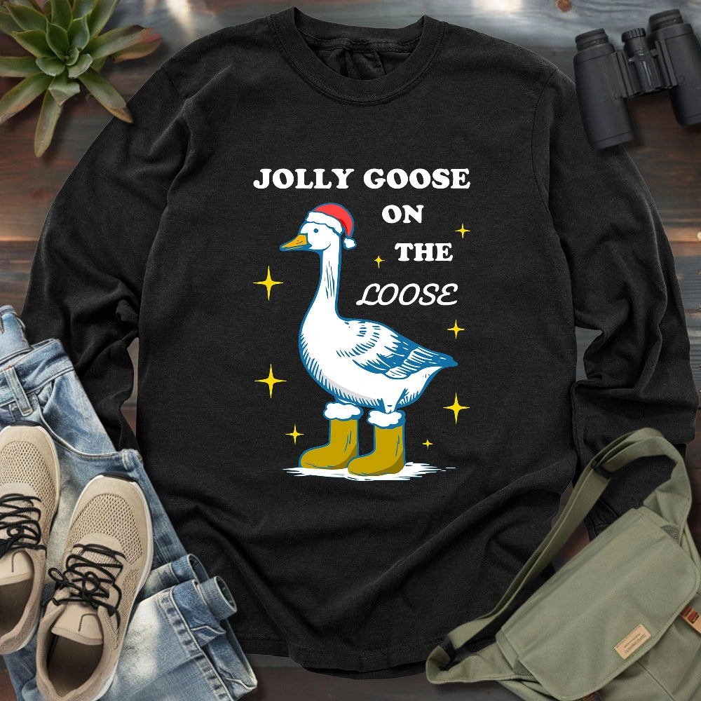 Silly Goose Christmas Long Sleeve T-shirt