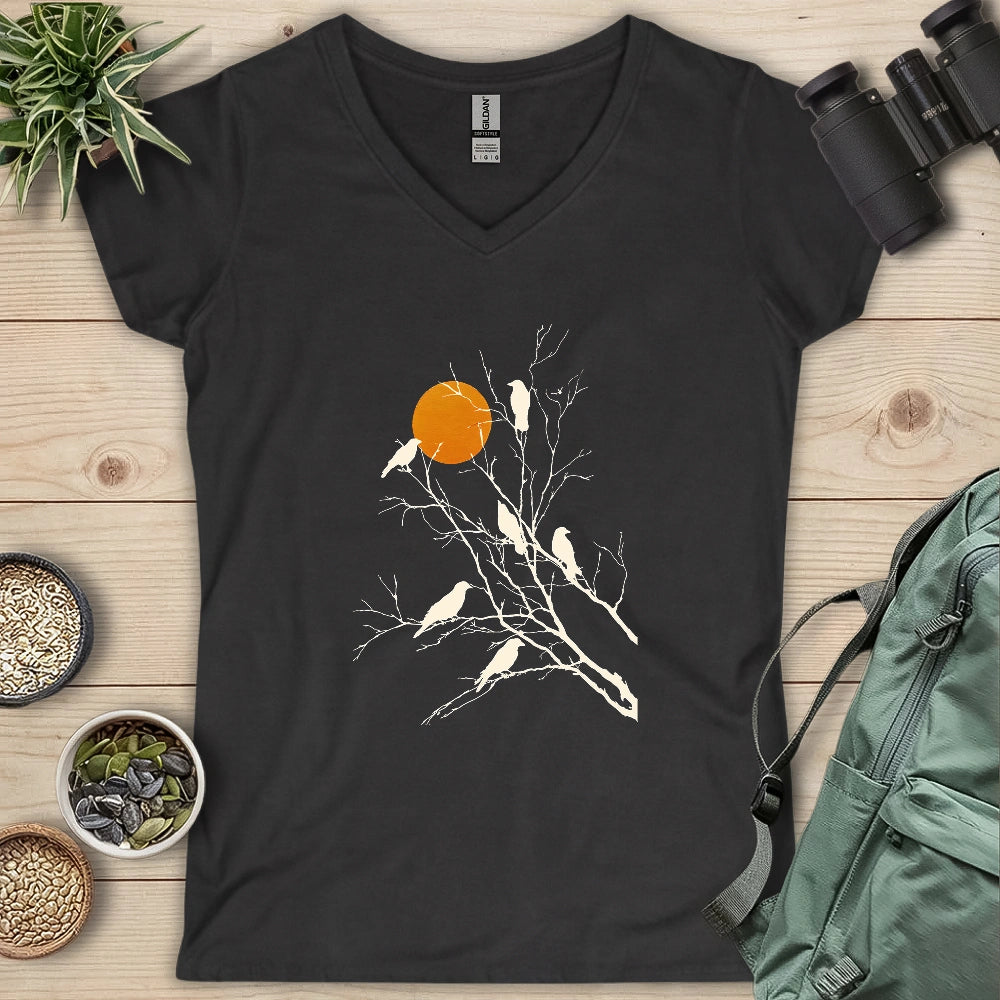 Sunset Murder Lady V-neck