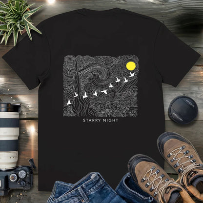 Starry Night Migration 2 Side T-shirt