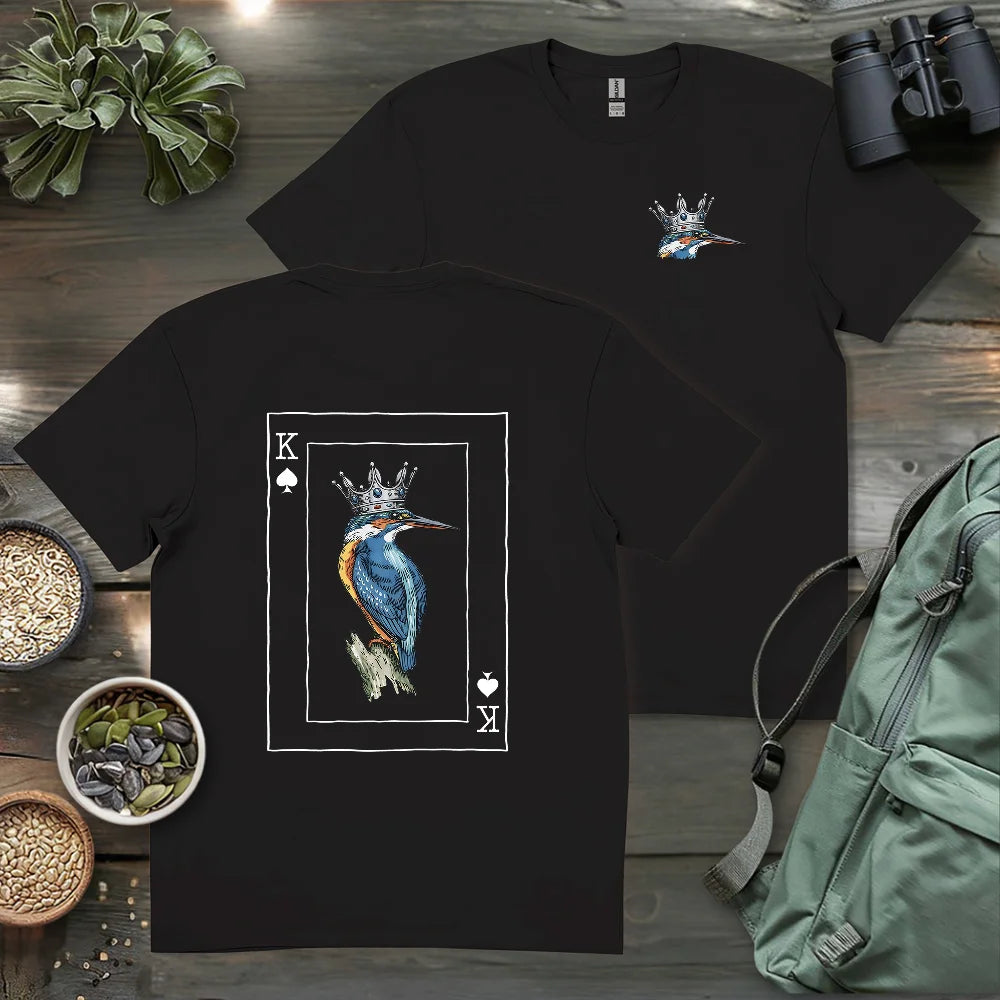 Kingfisher Of Spades 2 Side T-shirt