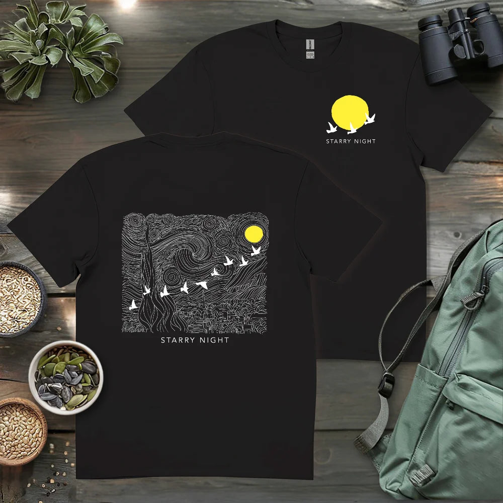 Starry Night Migration 2 Side T-shirt