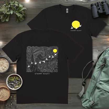 Starry Night Migration 2 Side T-shirt