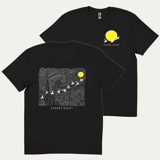 Starry Night Migration 2 Side T-shirt