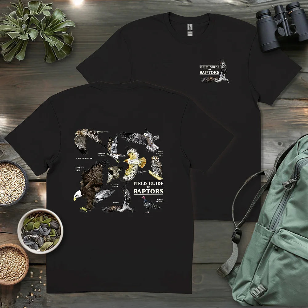 Field Guide To Raptors 2 Side T-shirt