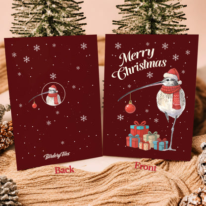 Curlew Holding Ornament Greeting Card