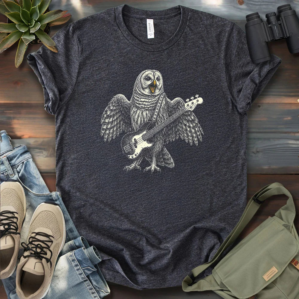 Barred Owl Rock T-shirt