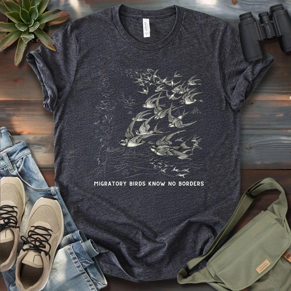 Birds Know No Border T-shirt