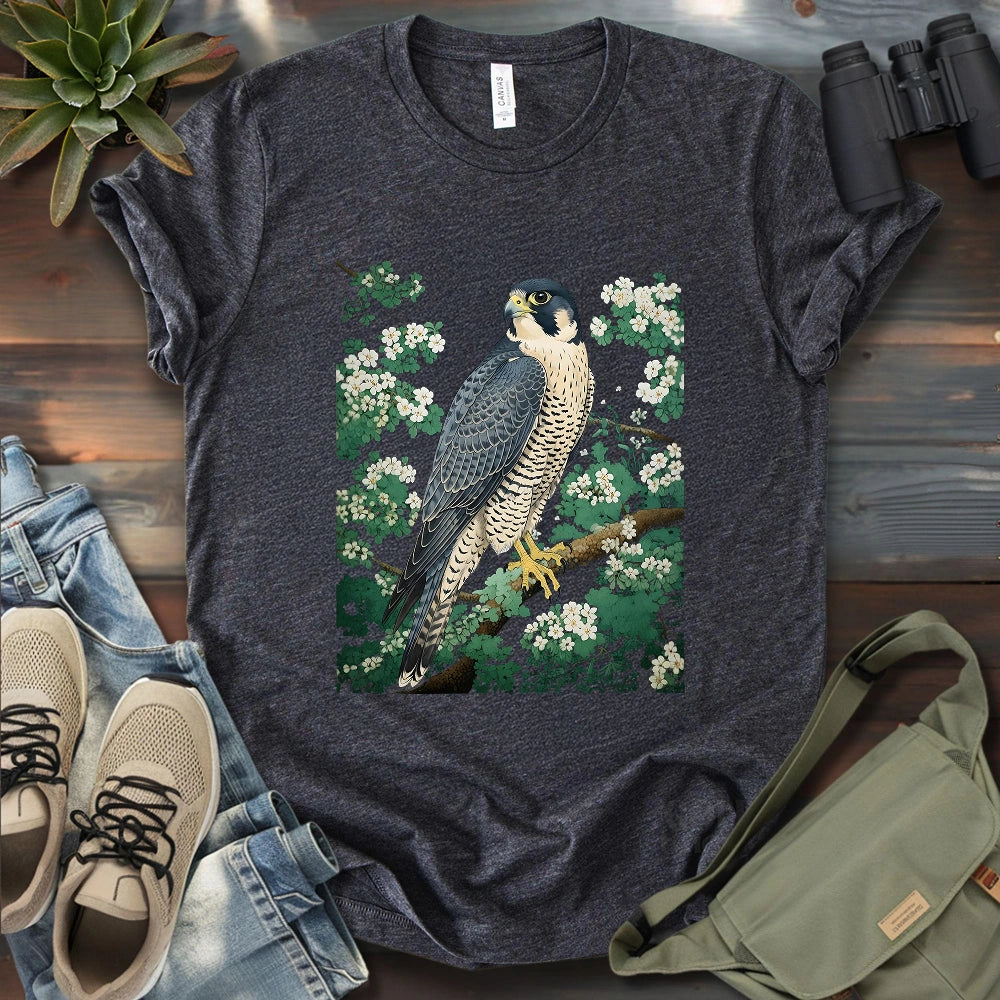 Falcon In Bloom T-shirt