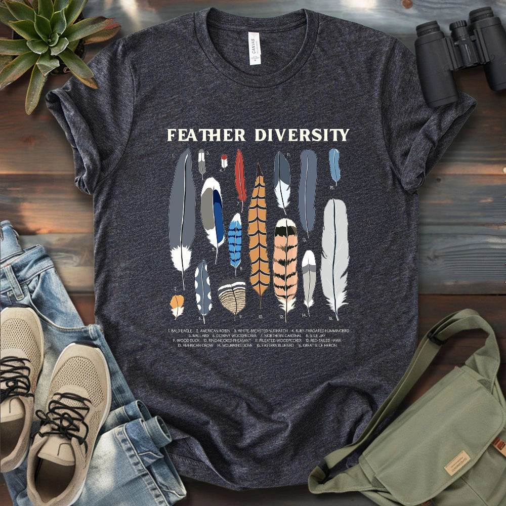Feather Diversity T-shirt