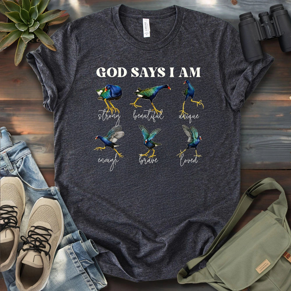God Says I Am Wonderful T-shirt