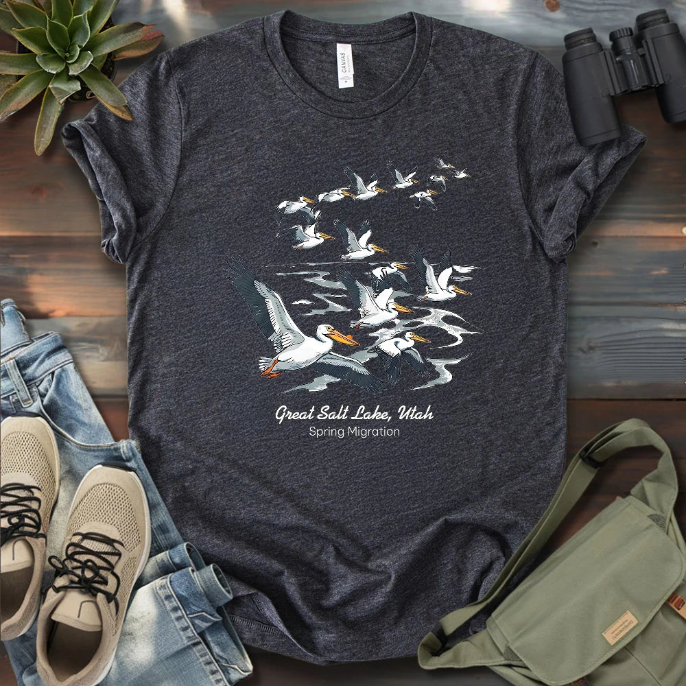 Great Salt Lake In Spring T-shirt