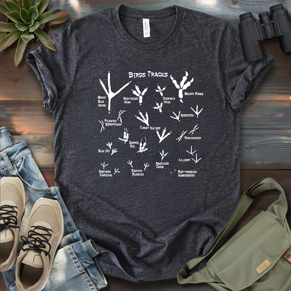 ID Bird Footprints T-shirt