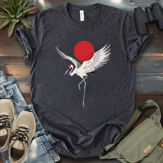 Japan Sun Crane T-shirt