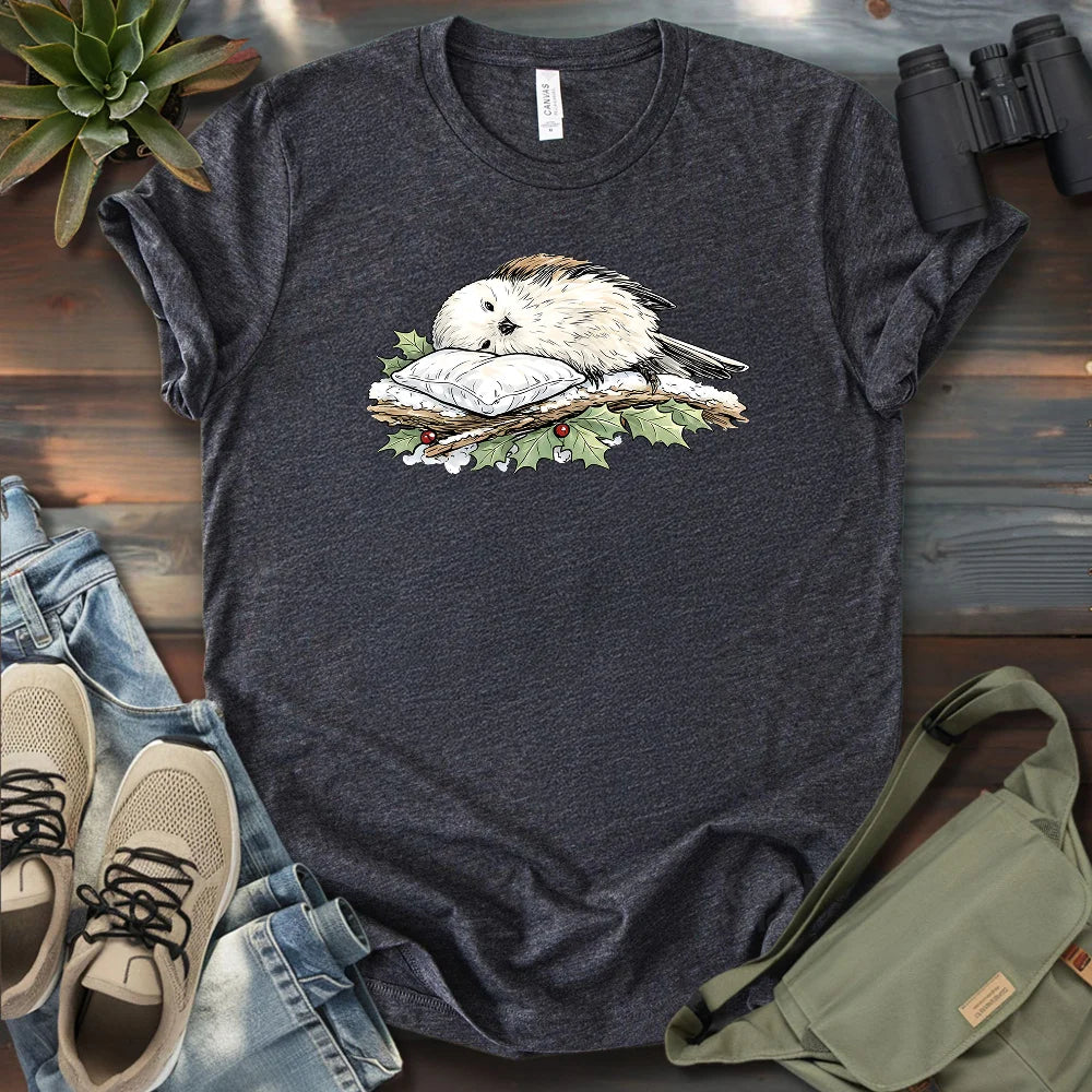 Long-tailed tit Sleeping Beauty T-shirt