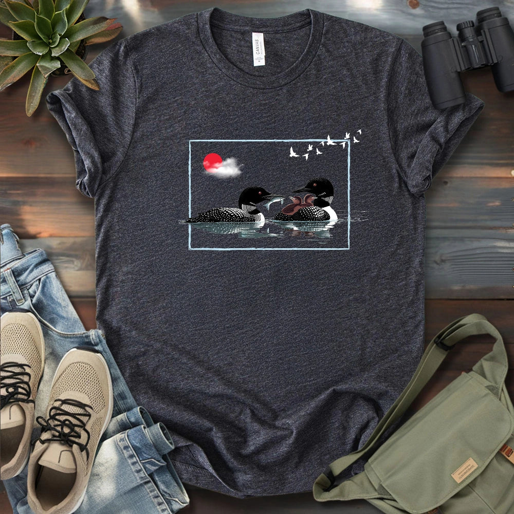 Loon Family T-shirt