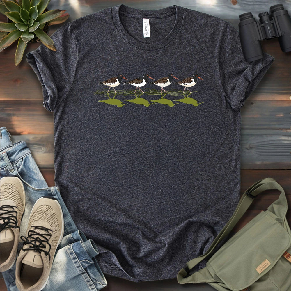 Oystercatchers Walking T-shirt