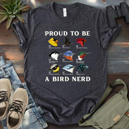 Proud To Be A Bird Nerd T-shirt