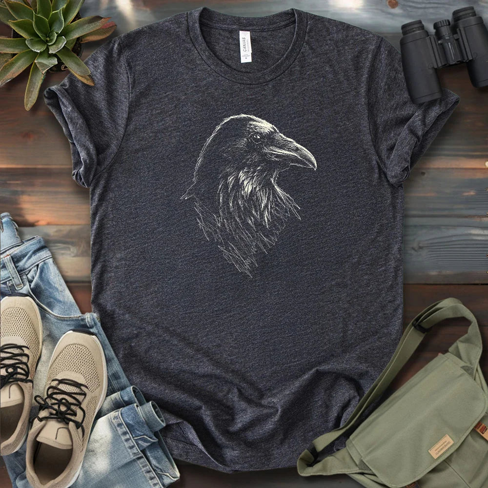 Raven Portrait T-shirt