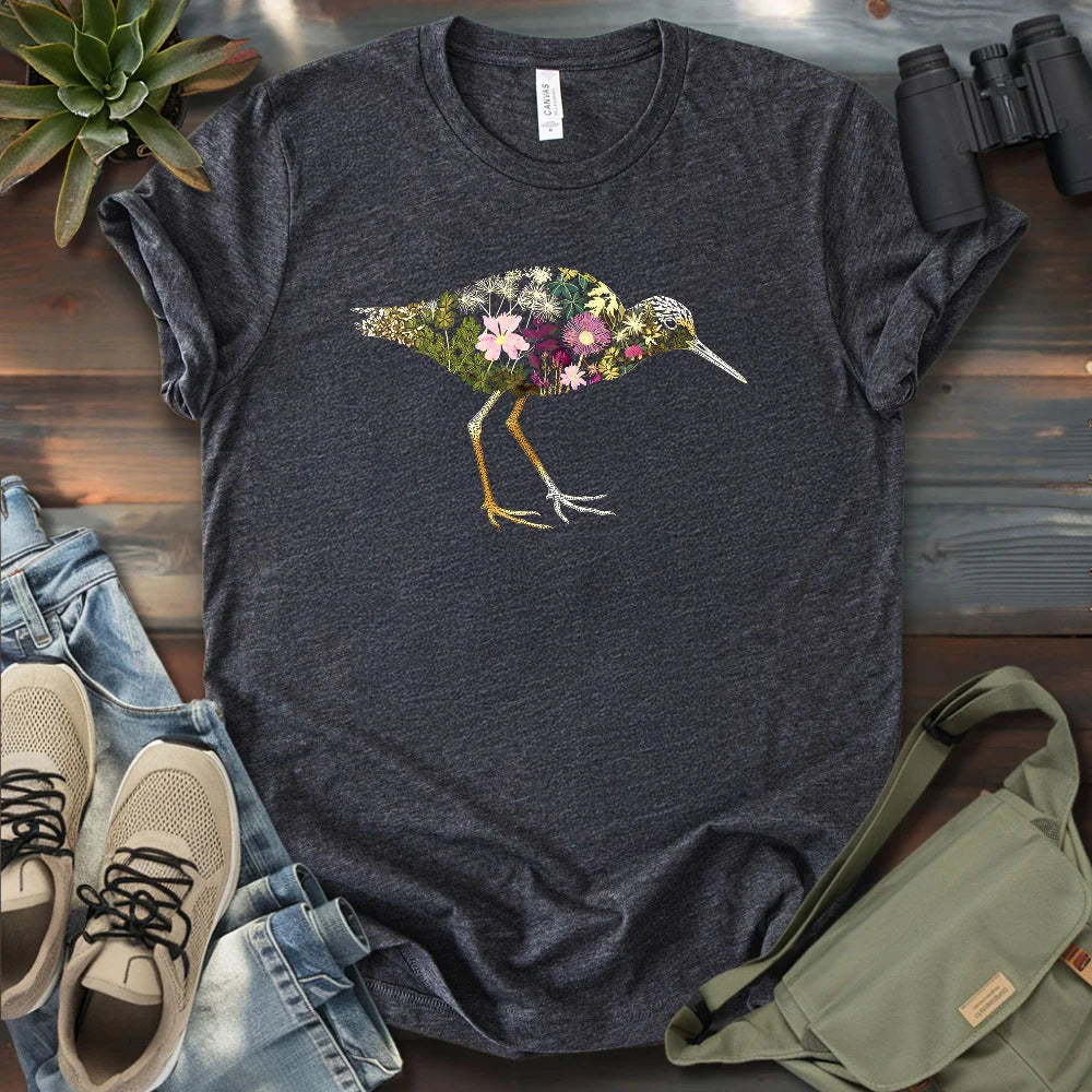 Yellowlegs Made By Flowers T-shirt