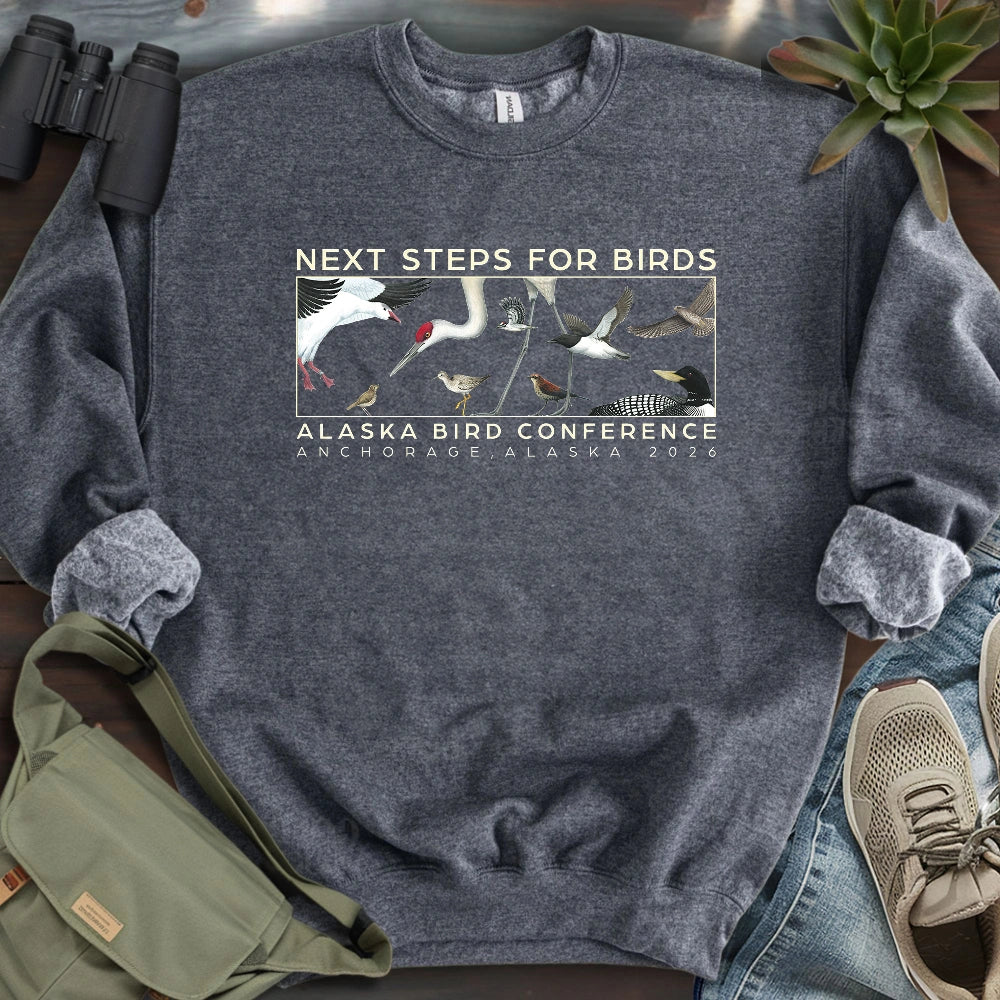 Alaska Bird Conference 2026 Sweatshirt (by Julia Ditto)