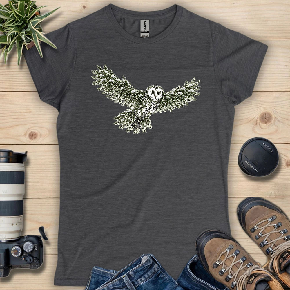 Barn Owl FLying Women's T-shirt