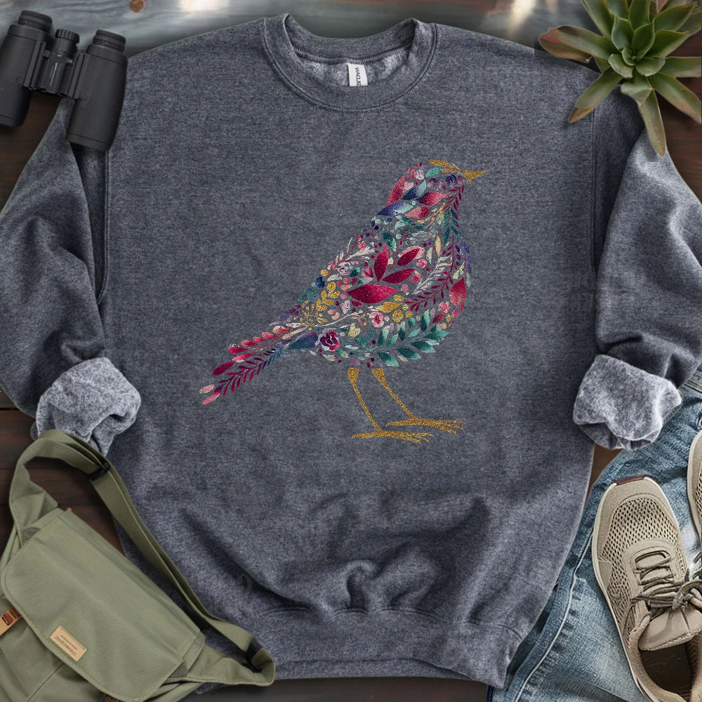 Bird Made By Leaves Sweatshirt