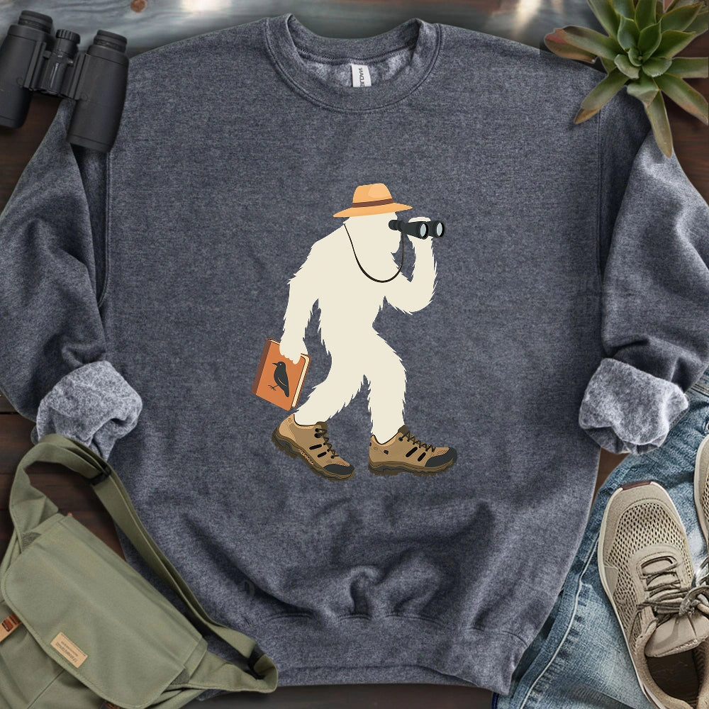 Bird Watching Bigfoot Sweatshirt
