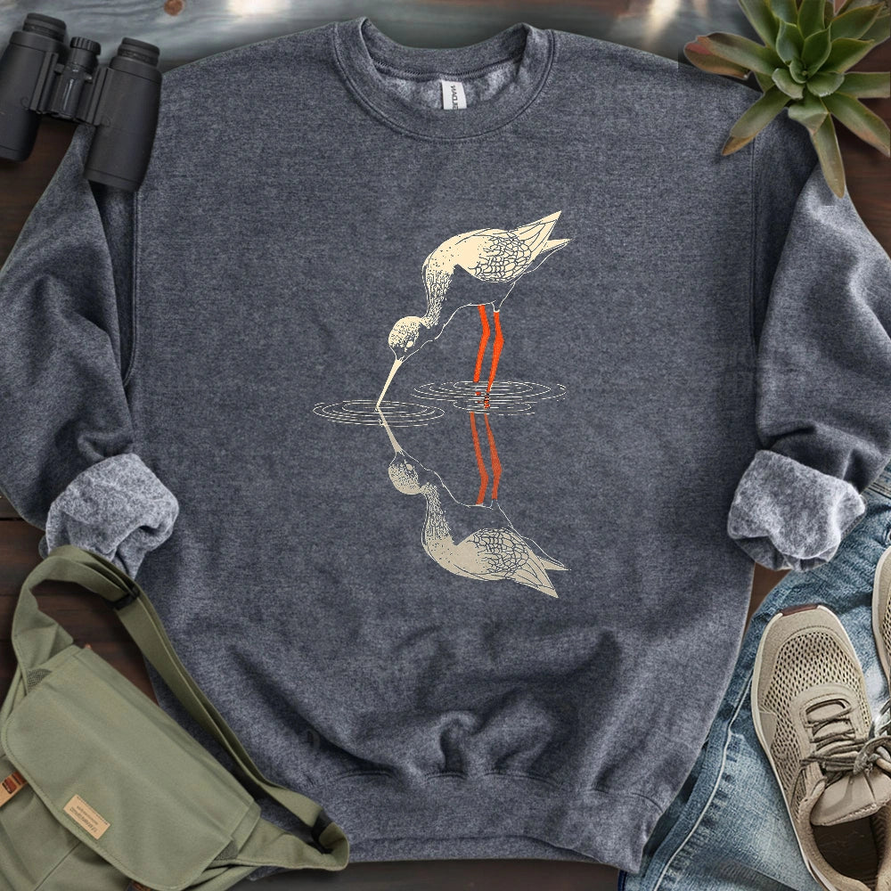 Black-necked Stilt Shadow Sweatshirt
