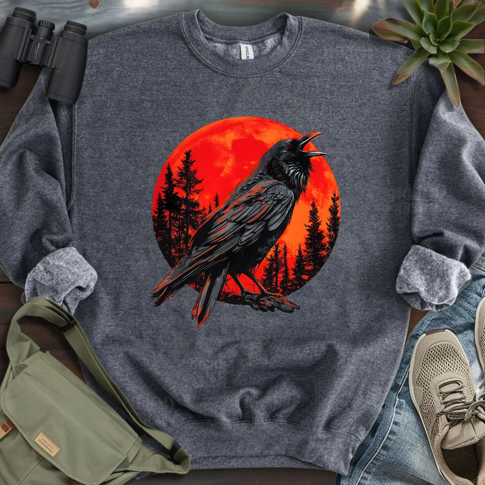 Blood Moon Raven Sweatshirt