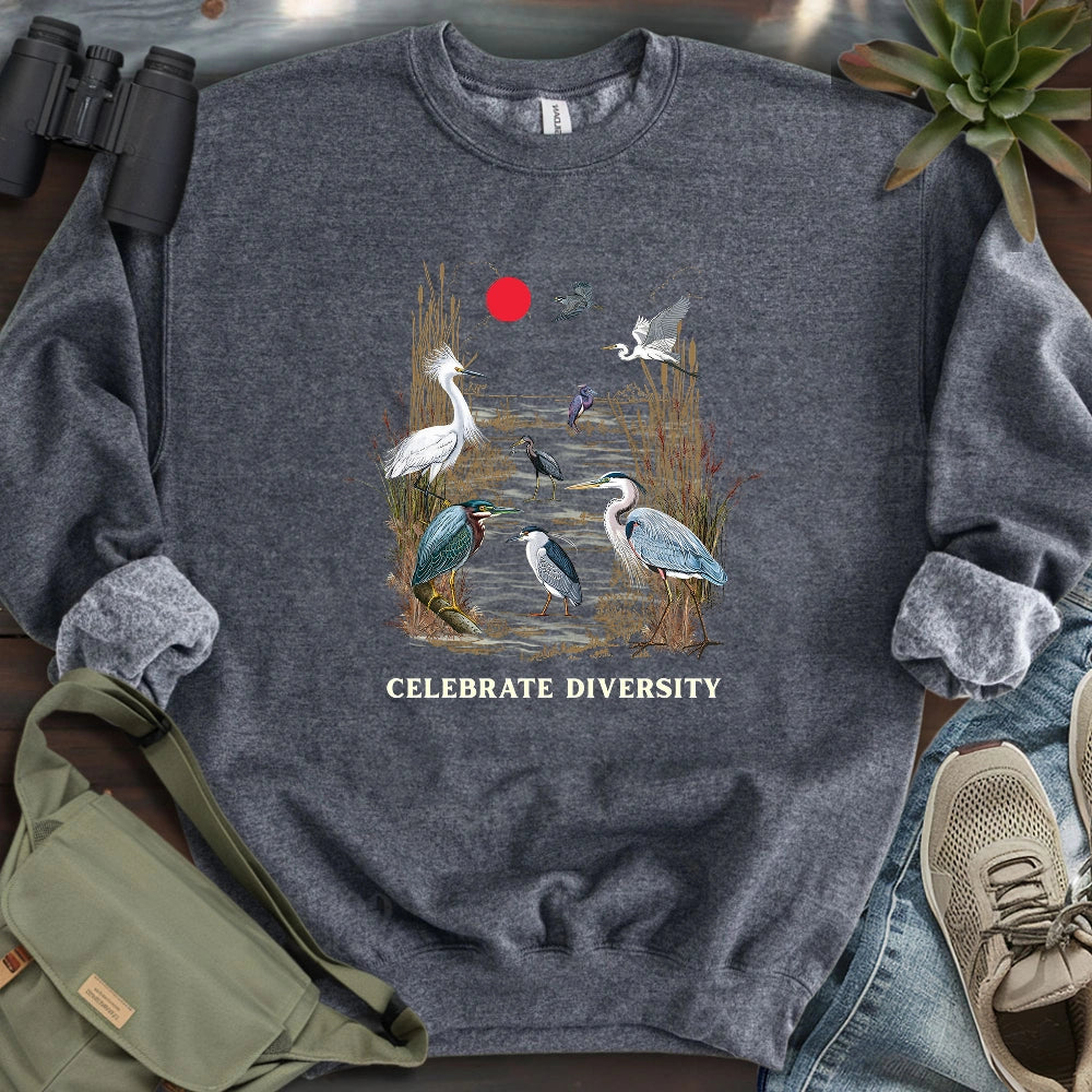 Celebrate Heron Diversity Sweatshirt