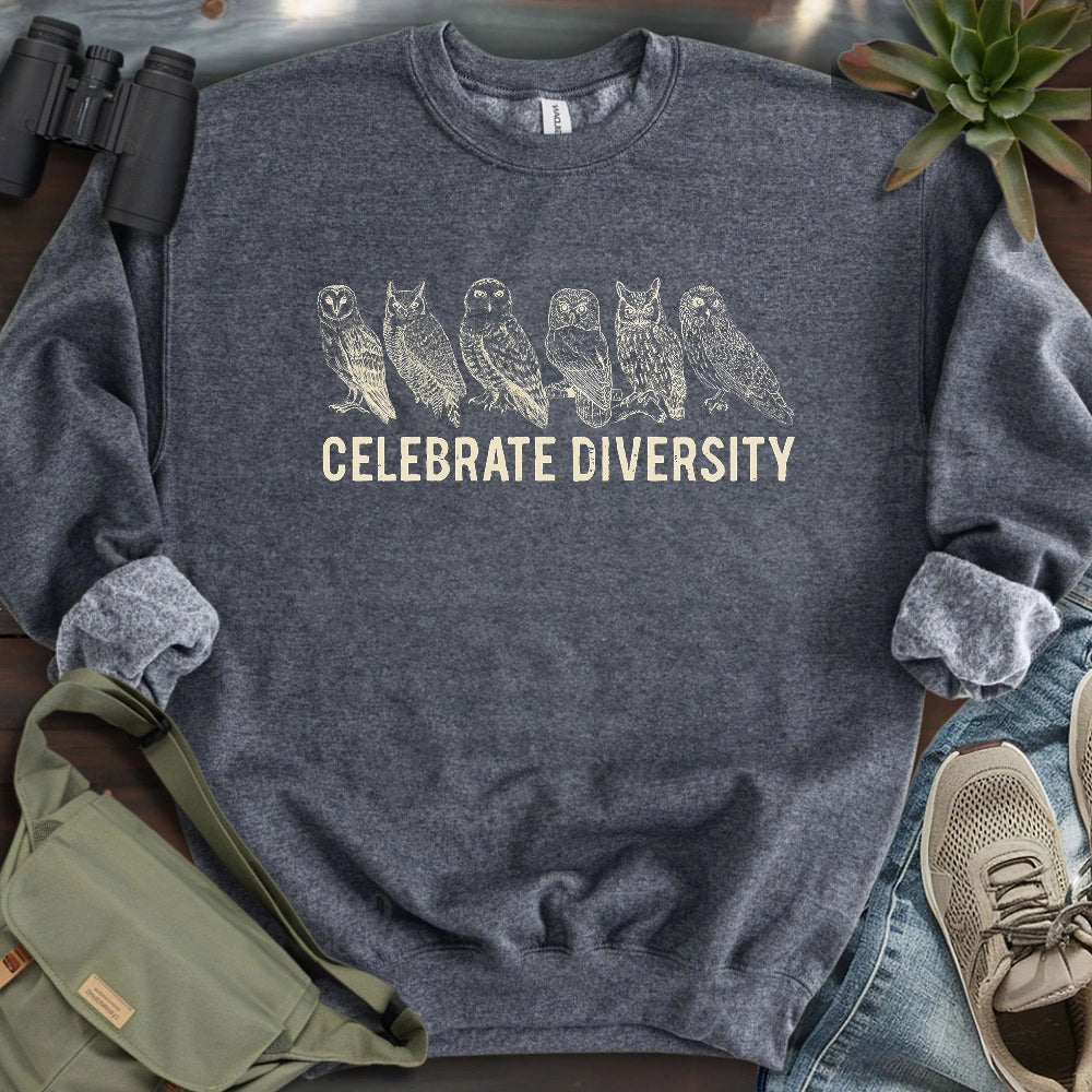 Celebrate Owl Diversity Sweatshirt